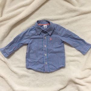 12 month carter’s long sleeve button up shirt.